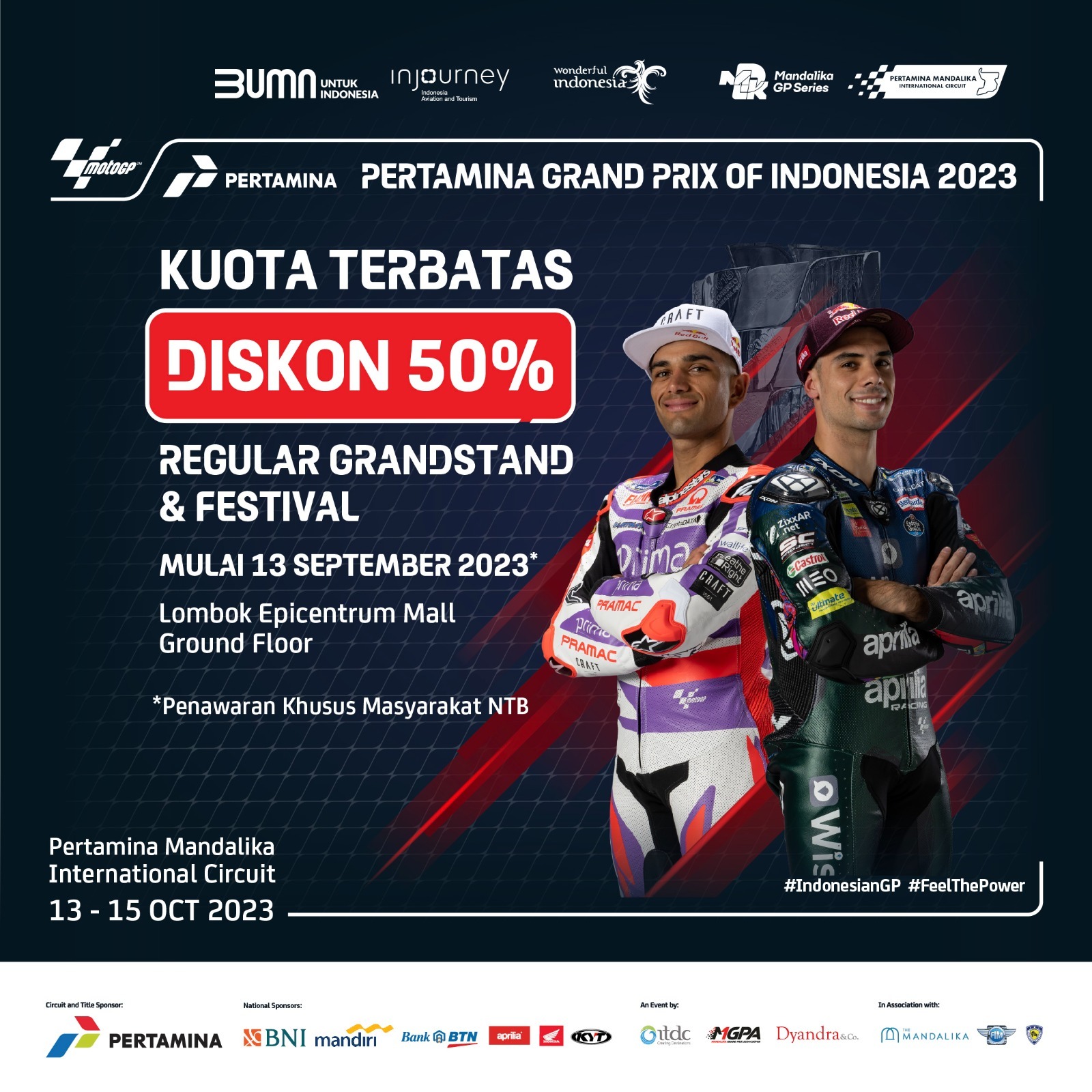 Indonesian GP 2023: Side Event Seru Tanpa Tiket Tambahan