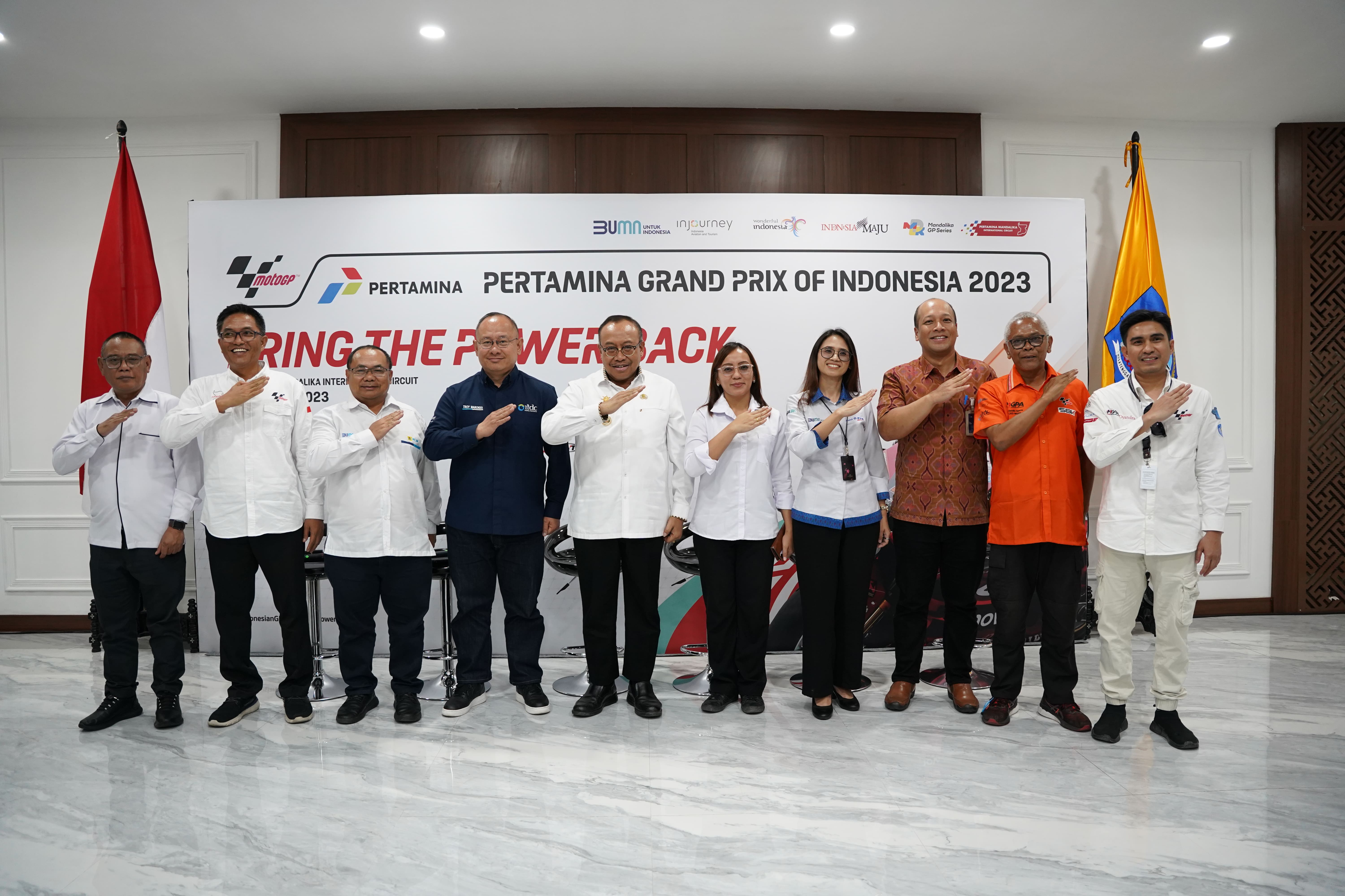 Sinergi BUMN dan Swasta untuk Sukseskan Balapan Indonesian GP di The Mandalika